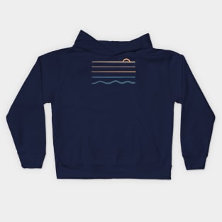 Sunset Beach Day Kids Hoodie